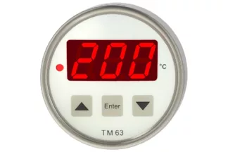 Termometr cyfrowy TM 63 z wyjściem tylnym