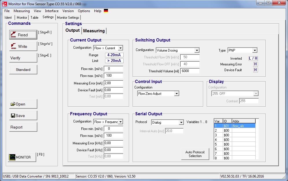 Oprogramowanie Sonotec Monitor Software