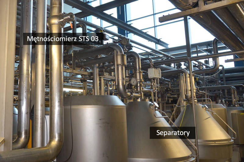 Standaryzacja mleka, mętnościomierz STS03 i separatory