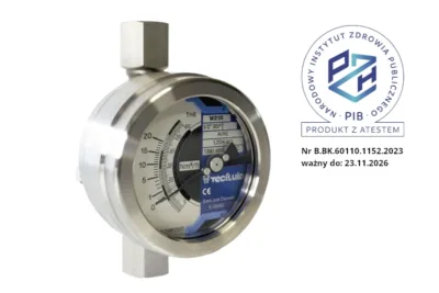 Rotametr metalowy M21 w wykonaniu z atestem NIZP PZH-PIB