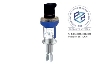 Sygnalizator poziomu wibracyjny LD-SS-HYGIENIC w wykonaniu z atestem NIZP PZH-PIB