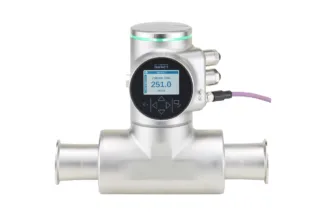Przepływomierz ultradźwiękowy in-line SAW FLOWave 8098 wyświetlacz przedni światło LED