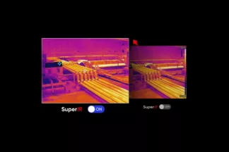Zaawansowana kamera termowizyjna HIKMICRO Seria M - tryb SuperIR