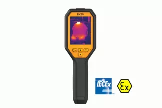 Iskrobezpieczna kompaktowa kamera termowizyjna BX20 ATEX IECEx - widok z przodu