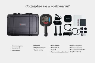 Kamera akustyczna AI56 i AI76 - co znajduje się opakowaniu